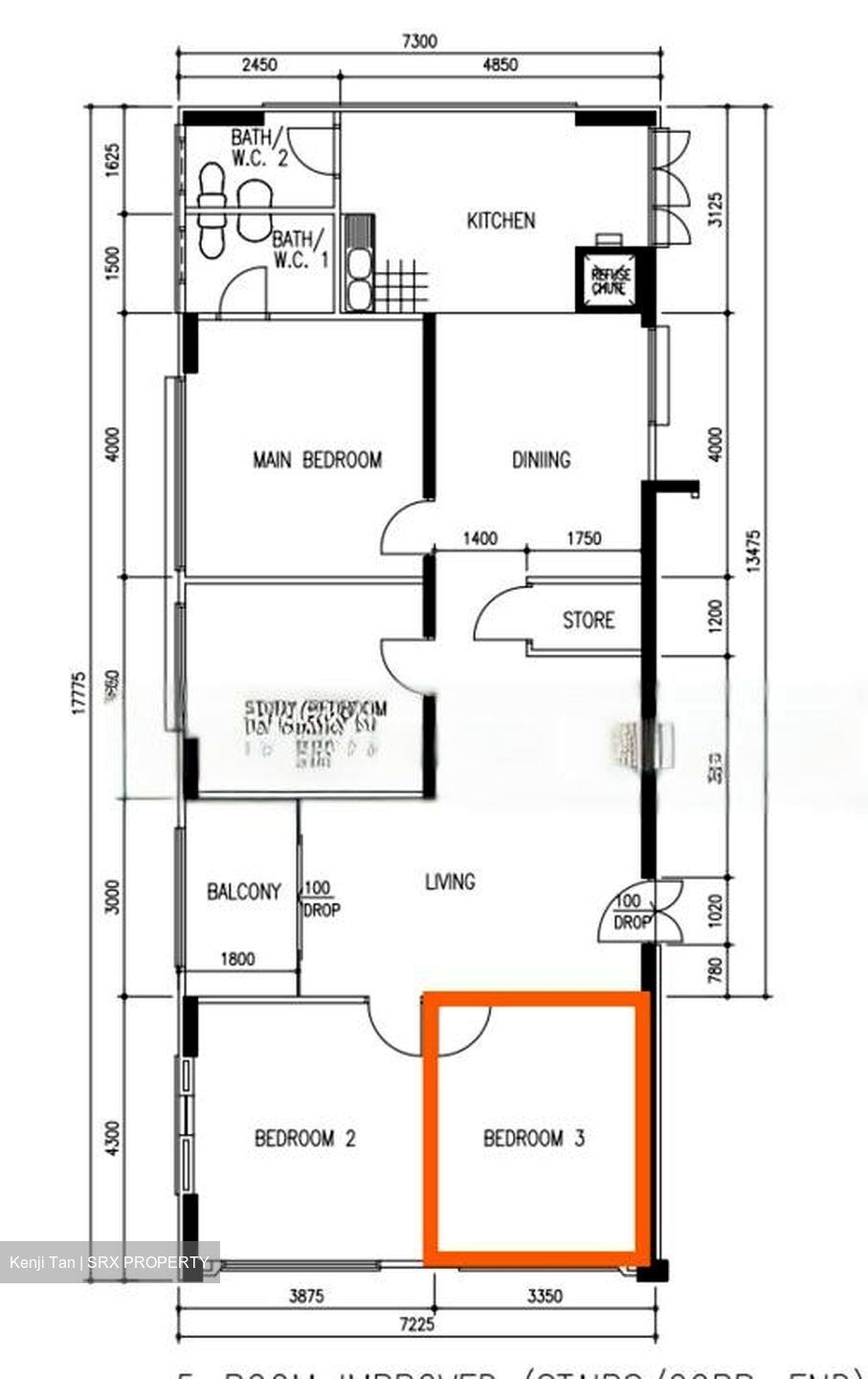 Blk 113 Pasir Ris Street 11 (Pasir Ris), HDB 5 Rooms #516905201